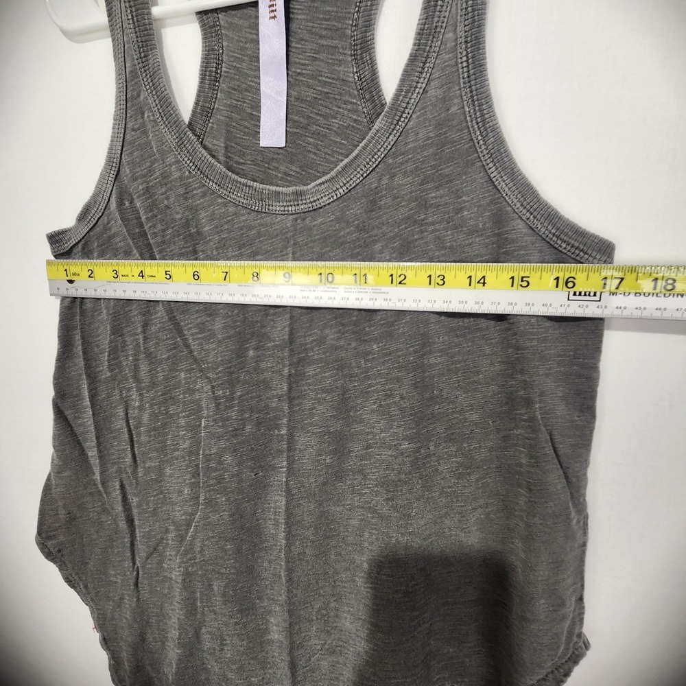 Wilt Women's Gray Racerback Tank Top - Picture 3 of 5